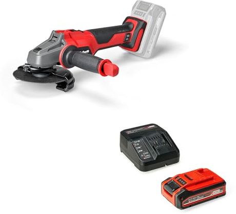 Einhell Professional Akku-Winkelschleifer AXXIO 18/125 Power X-Change (18 V, 700 W, 125 mm Scheiben-Ø, 33 mm Schnitttiefe, Brushless, Softstart, ohne Trennscheibe, inkl. 4,0 Ah Akku)