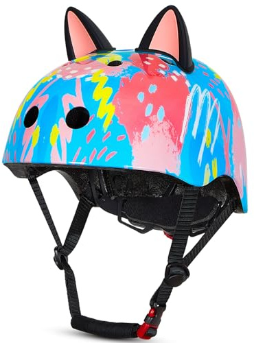 Casque Vélo Enfant 8-14 Ans avec Protections, Réglable 52-58 cm, pour Vélo Trottinette Skateboard Patinage