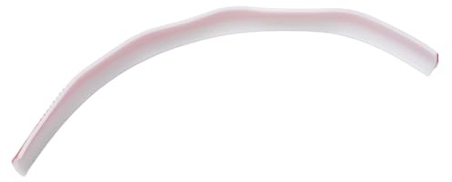 Homeponnew Striscia di barriera in silicone per docce senza ricci e separazione di ambienti umidi, altezza 30 mm, design flessibile per la ritenzione idrica, bianco/nero/trasparente/grigio/blu bianco