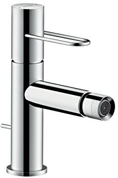 AXOR Uno Einhebel-Bidetarmatur mit Zugstangen-Ablaufgarnitur, Chrom