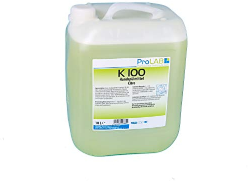 10l Kanister ProLAB Profi Geschirrspülmittel Handspülmittel Spülmittel Citrus gelb extra hautschonend, m. biolog. Tensiden