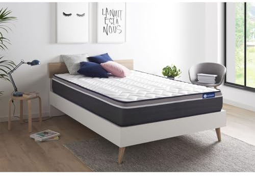 Matelas Actilatex Plus 160 x 200 Latex et mémoire de Forme - Epaisseur : 26 cm - Confort : Très ferme26Très Ferme
