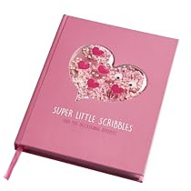 Tinc - Carnet A5 à Séquins Cœur Mallo - Cahier à Couverture Rigide avec Motif Cœur Squishy - Ruban Marque-page et Pages Lignées - Fourniture Scolaire - Rose