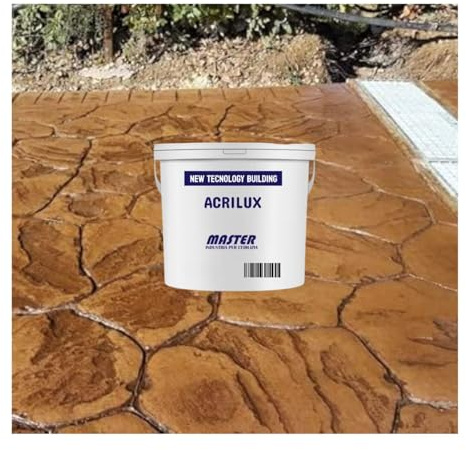 Resina Metacrilica Trasparente Lucida Monocomponente – Protettivo Effetto Bagnato Anti-Polvere Per Pavimenti Esterni In Cemento E Pavimenti Stampati – Alta Resistenza UV e Chimica (40 m² – 5 LT)