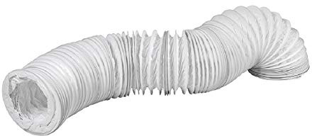 ABOUT VENT Tubo flessibile di ventilazione in PVC, diametro 150 mm, 6 m, tubo flessibile di scarico per asciugatrice, aria condizionata, cappa aspirante, tubo flessibile