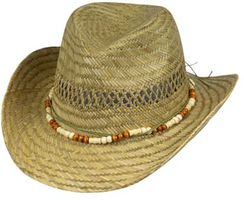 Black Jungle Alamo Westernhatt stråhatt sommarhatt strandhatt cowboyhatt solskydd Fedora hatt, natur, S-M