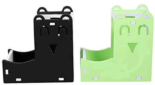 FONDOTIN 2stücke Wasserflaschenhalter Für Hamster Mit Futternapf Automatischer Wasserspenderständer Für Kleine Tiere Kaninchennapf Und Rattennapf Einfach Zu Montieren Und Demontieren