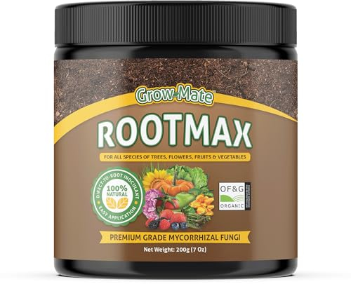 RootMax - mykorrhiza wurzelaktivator & bewurzelungspulver für stecklinge- 50-mal stärkeres für grün pflanzen - Verbesserte Formel für größere Wurzeln, gesündere und maximalen Ertrag 200GR