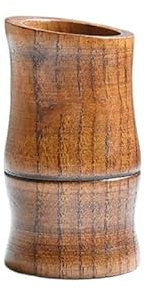 CLoxks Palillero Dispensador Caja de Almacenamiento de Palillos de Dientes de Madera, Accesorios de decoración de Cocina for el hogar, contenedor de Porta Palillos de Dientes cilíndrico Palillero