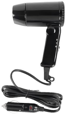 Secador De Pelo Portátil - Secador Pelo Con Herramienta De Peinado De 12 V | Viaje Por Carretera Imprescindible Para Automóviles Convertibles, Camion