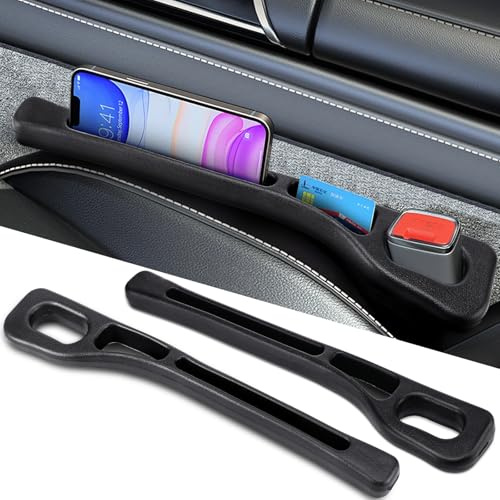 Pavlleen 2 Pezzi Riempitore per fessure del sedile anteriore 'auto,Striscia a Prova di Perdite Sul Lato del Sedile,Universali Riempitivo per Sedili Auto,per La Maggior Parte dei Modelli di Autoveicoli