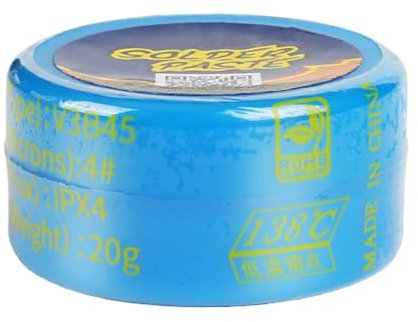 Pâtes d'étain à souder 138 ℃ à faible point de fusion pour carte PCB soudure réparation de puce améliore la connexion électrique assemblage métallique