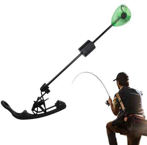 Allarme Canna da - Strumento di Allarme elettronico Morso, Allarme Asta con Luce LED | Lavoro CHAP CHAP CHAP DE TRUPPA Esterno