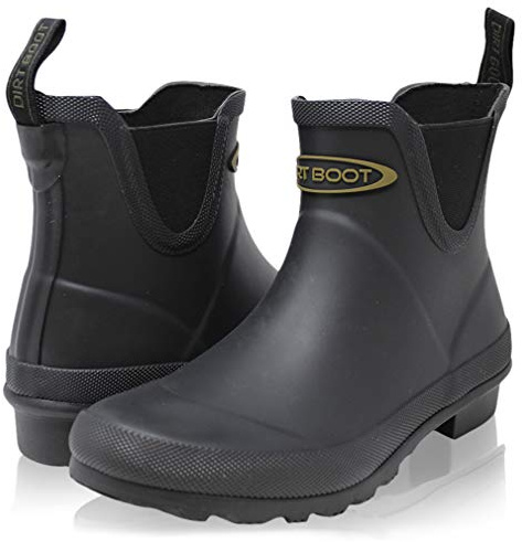 Dirt Boots Waterproof Equestrian Slip On Stable Muck Yard Chelsea Boots
