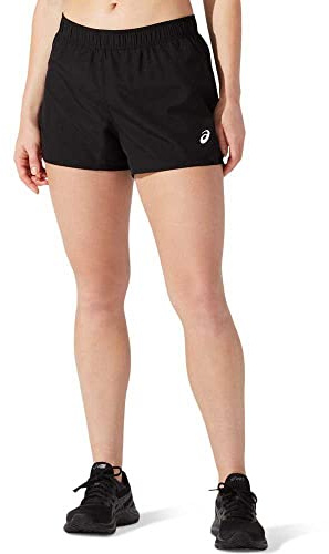 ASICS Damen Core 4In Short Laufbekleidung Laufshorts Performance Black - Schwarz M