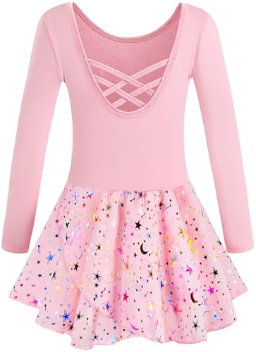 Mulnall Girls Ballet Leotards Dance Skirt Toddlers（UK40421-08-XXL