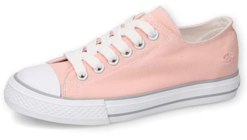 Dockers by Gerli Damen Low-Top Sneaker, Frauen Halbschuhe,Lady,Ladies,Halbschuhe,straßenschuhe,Strassenschuhe,Turnschuhe,pfirsich,39 EU / 5.5 UK