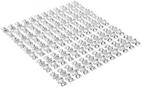 120pcs Carte D'affichage de Couleur D'ongle - Forme D'ours, Nuancier de Pointes D'ongle, Accessoire de Pratique D'art D'ongle pour Manucures Salons de Manucure (120 Pièces au Total)