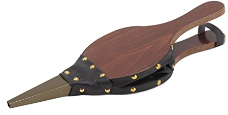 HERCHR Fuelle para Chimenea, Fuelle para Chimenea De Madera, Soplador De Aire De Madera para Barbacoa Interior, Ventilador De Cocina para Acampar Al Aire Libre, Soplador De Aire para Fogata