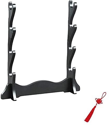 Vapenställ Samurai Svärdställ Svärdhållare Vapenställ Svärdställ Trä Samurai Sword Display Stand Svärdställ för Katana och standardsvärd Svärdställ (Storlek : B) (B) svärdställ (D) ()