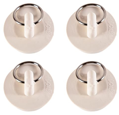 4 Pcs Bath Plugs,Sink Plug Rubber Drain Stopper Kitchen Sink Plug with Hanging Ring for Kitchen，Bathtub,Bathroom (4 Sizes)