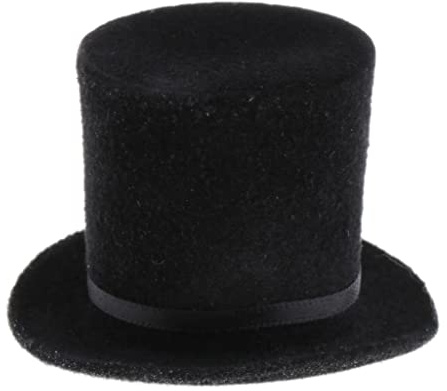 Jiuvaso Chapeau de soirée pour poupées de 12 pouces - Accessoire de mode pour figurines articulées