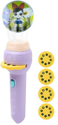 Projector Torch - Projecteur à motif animal - Lampe de poche portable pour - Lampe de projection créative pour l'extérieur, jeu de Pâques, anniversaire, fête, camping, veilleuse, spectacle de