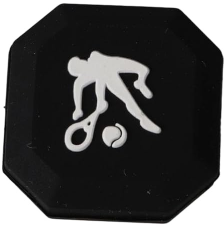 predolo Amortiguador de Vibraciones para Raqueta de Tenis para Un Mejor Control del Juego de Adornos. Evita Vibraciones, Negro