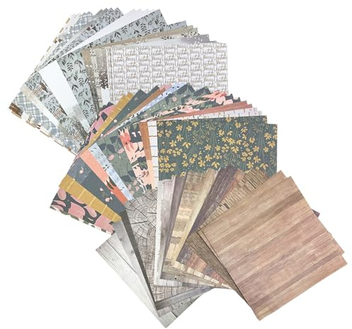 TYFGRT 3 uppsättningar dekorativt papper, färgglada mönsterpapper, dekorativa material för gör-det-själv-klippböcker, klippalbumtillbehör, lämplig för fotoalbum, klippböcker, dagböcker