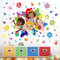 wondever Stickers Muraux Peinture Éclaboussures Enfants Educatif Autocollants Muraux Mural Stickers Citation et Lettres Inspirante pour Salle de Classe Chambre Enfants Bébé Pépinière