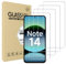 NEWSONA [Lot de 4 Verre Trempé pour Xiaomi Redmi Note 14 4G | Film Protection Haute Transparence,[Anti-Rayures], [Sans Bulles], [Installation Facile], Ultra Résistant Dureté 9H Glass