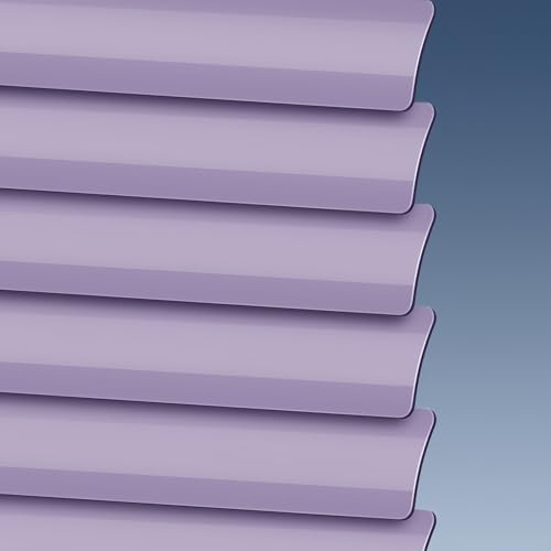 Persianas Venecianas De Aluminio para Ventanas, Cortinas Venecianas Que Filtran La Luz, Persianas Horizontales Impermeables, Fáciles De Instalar(Purple)