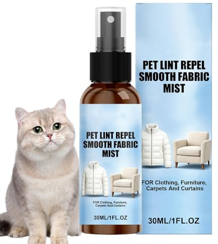 Djurhårborttagare Spray för Hund och Katt Rengörande antistatisk och | 30 ml För Att Ta Bort Katthår Från Alla Möbler för Daglig Pälsvård i Vardagsrummet Sovrummet Kontoret Mattor