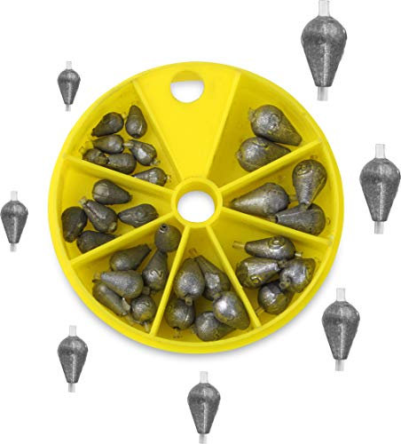 Storfisk Fishing & More Angel Wettkampf Schrot-Gewichte Sortiment in praktischer Aufbewahrungsbox