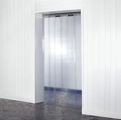 Frosted Privacy PVC Strip Curtain Kit - (1m x 2.5m) - 200mm x 2mm