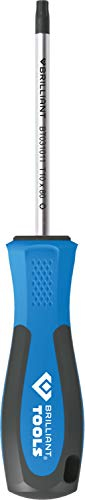 BRILLIANT TOOLS BT031011 Destornillador TORX, T10 x 80 mm [Powered by KS TOOLS]