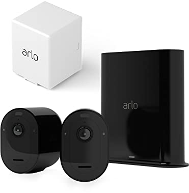 Arlo Pro3 Smart Home Überwachungskamera 2er Set und Zusatz-Akku Bundle - schwarz