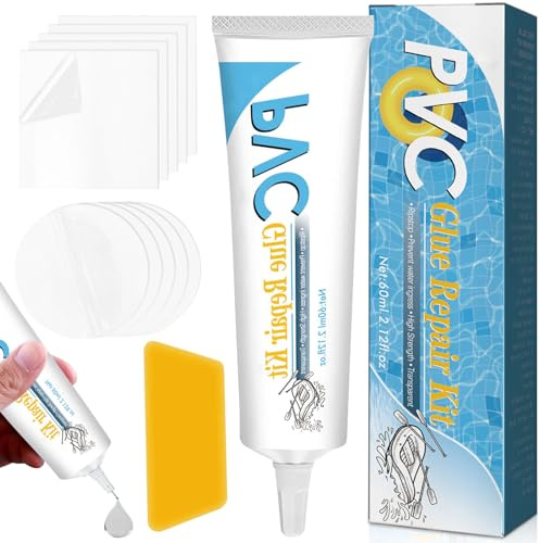 Kit Reparation Piscine, Rustine Piscine, Rustine Spa Gonflable, Transparente Kit Reparation Spa Gonflable, Reparation Liner Piscine, Rustine Matelas Gonflable pour Bouées, Produits Gonflables