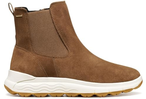 Geox Stivali da Donna D Spherica 4x4 B ABX alla Caviglia, Fango, 39 EU
