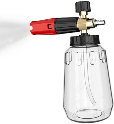 Pulverizador de espuma de jabón para coche, botella de pulverización de presión de agua ajustable, cañón de espuma para manguera de agua de jardín, pulverizador de espuma de jabón de lavado de coche