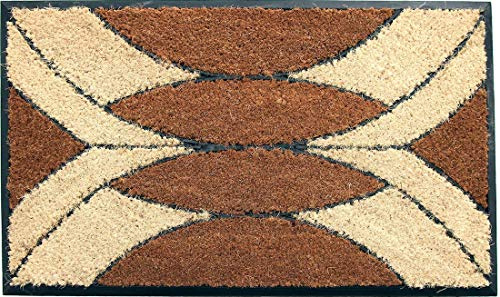 Coco&Coir | Felpudo de coco natural | Antideslizante | Ecologico | Felpudo interior y exterior | 45 x 75 cm