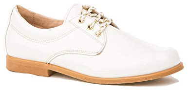 MI PEQUEÑA Zapatos de Ceremonia y Comunión de Piel para Niño Color Beige Talla 34