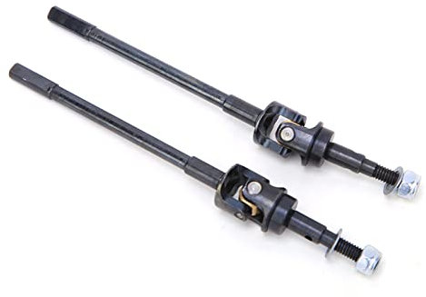 KIMISS Scx10 II Ejes del Eje Delantero Axial Scx10 II Actualizaciones Negro Delantero Cvd Eje de Transmisión Universal Apto para Axial Scx10 II 90046 90047 RC Modelo de Coche