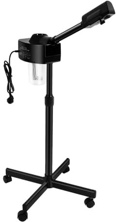 800W Professioneller Gesichtsdampfer, Gesichtssauna, Porenreiniger Dampf Spa Maschine, Gesichtsdampfer auf Rädern, Gesichtsdampfer für die Hautpflege