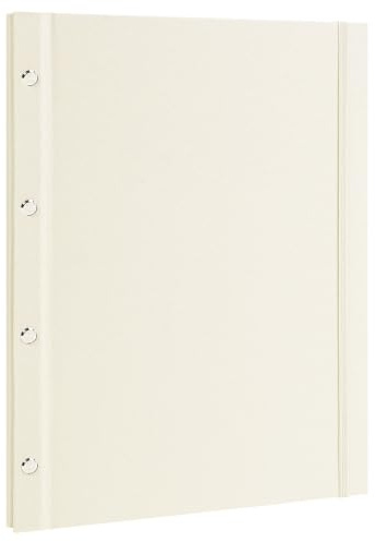 Vienrose A4 Porte-Vues en Tissu Dossier de Présentation 24 Vues, Beige | Fermeture Élastique, Pages Transparentes, Design Classique Tissu, Couverture Rigide, Dossier de Bureau, Léger et Portable