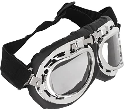 Generic Hundglasögon Snygga Hundögonskydd Solglasögon för Medelstora Hundar Slitstark Hopfällbar Ram UV-skydd och Justerbar Rem (Transparent)
