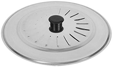 EUROXANTY Tapa para sartenes y ollas | Tapadera Multiusos | Tapadera antisalpicaduras | Tapa con Mango ergonómico | Varios diámetros | Tapa de Metal 28cm
