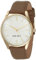 NINE WEST Women's Strap Watch Beige