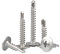 Self Tapping Screws 4.2x16 mm stainless steel Self Drilling Screws for Metal Wafer Head Phillips Sheets Roofing Windows Tek Screws 50Pcs