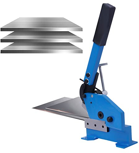 Hand Lever Shear Metal Cutter Tool Manual Shearing Machine Sheet Cutting Hand Sheet Guillotine Scissor Cutter (Cutting Width 200mm)